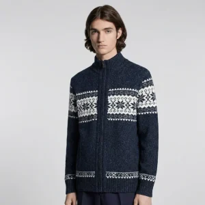 Mænds Strikket Vinter Cardigan