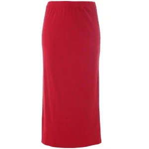 Fanni rib skirt - Red